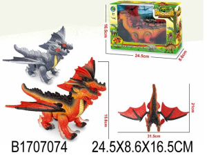 Игрушка на батарейках Дракон с двумя головами 788-2