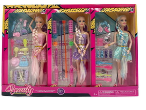 Кукла шарнирная в дисплее 3шт YT4575