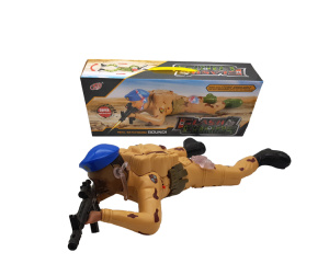 Ползущий солдат на батарейках HD911