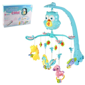 Карусель на кроватку  Совёнок HL2018-82R