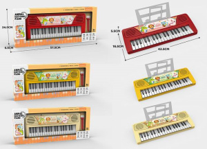 Синтезатор с микрофоном подставка для нот 808-11