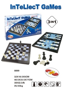 Шахматы 3 в 1 8899