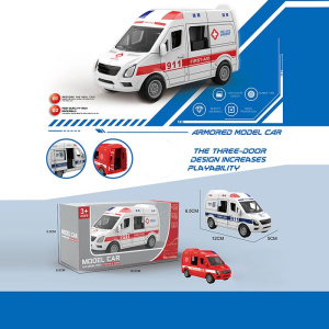 Машинка инерционная Скорая 666-7