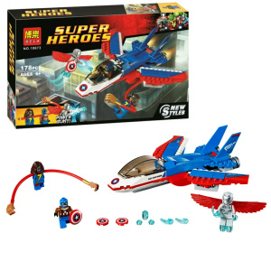 Конструктор Воздушная погоня Капитана Америка 10673