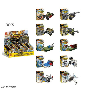 Конструктор Военная спецтехника в дисплее 20 шт 96018