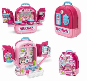 008-991A Игровой набор 2в1  Кухня  в рюкзаке 26 15 30