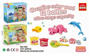 Набор для лепки 12 цветов 496