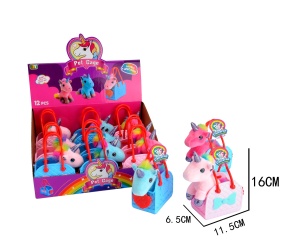 Единорог в сумочке дисплей 12 шт DR5024