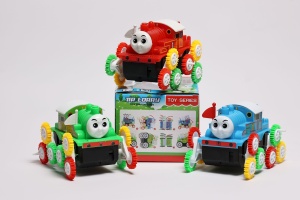 1123A  Машинка-перевертыш  Паровозик  на батарейках 12 10 9