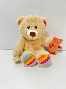 Мягкая игрушка-рюкзачок Мишка 100K-V