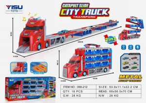 Машинка Автовоз 6 металлических машинок 068-212