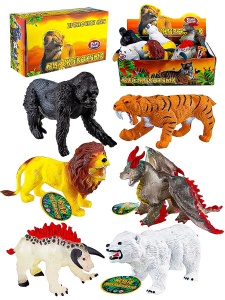 Тянучки мир животных в дисплее 12 шт 7215