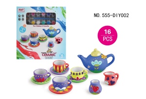 555-DIY002 Чайный сервиз для раскрашивания 16 предметов 28 5 25 5 4 5