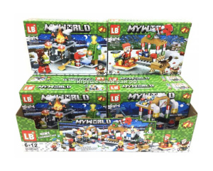 Конструктор My World в дисплее 8 шт LB320