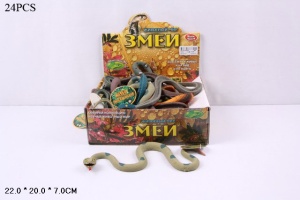 Тянучки змеи в дисплее 24 шт 7213