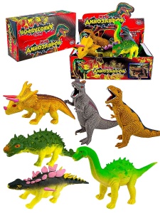 Тянучки динозавры в дисплее 12 шт 7211