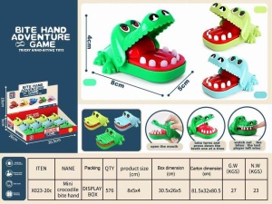 Настольная игра Крокодил в дисплее 12шт X023-20C