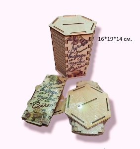 Копилка маяк дерево XA-10